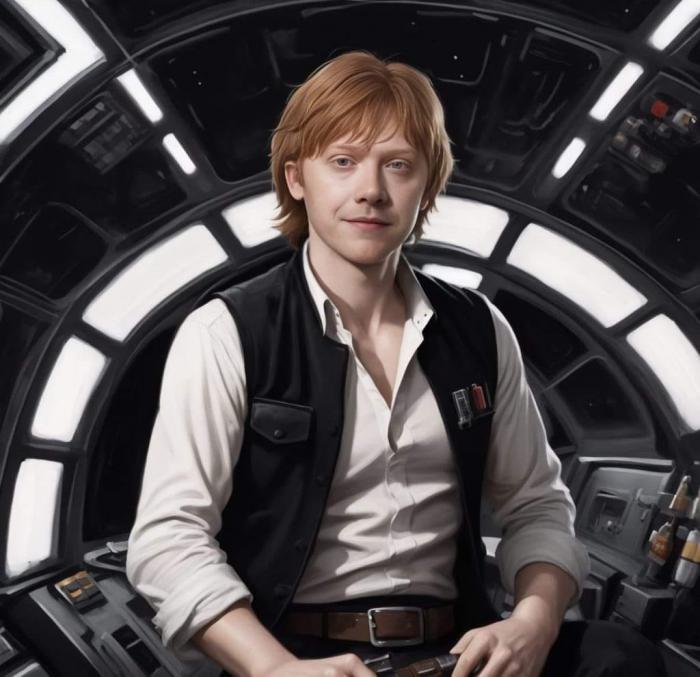 Rupert Grint en Han Solo