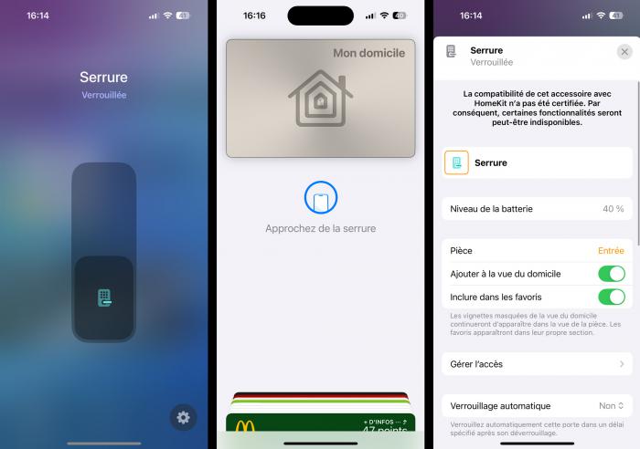 Aqara U200 Homekit et Home Key