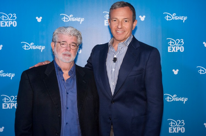 George Lucas et Bob Iger