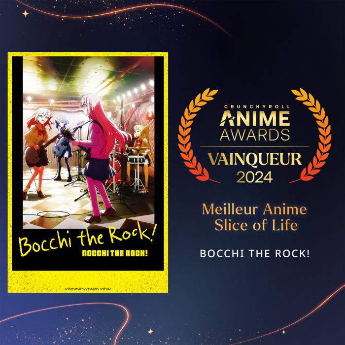 crunchyroll anime awards 2024 meilleur slice of life