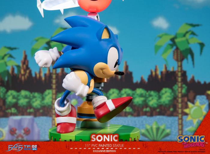Figurine de Sonic en gros plan