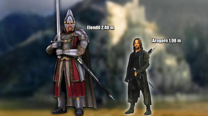 lotr Elendil Aragorn real size