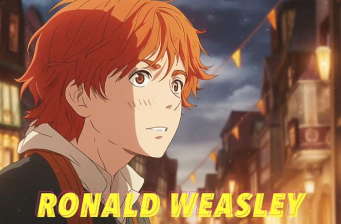Ron Weasley en version anime