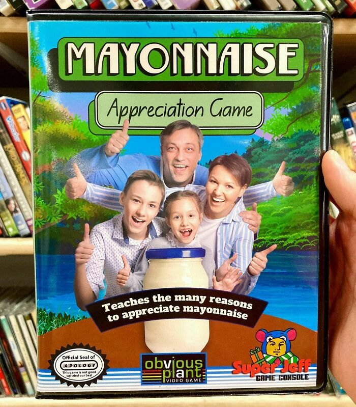 fausse boite jeu mayonnaise