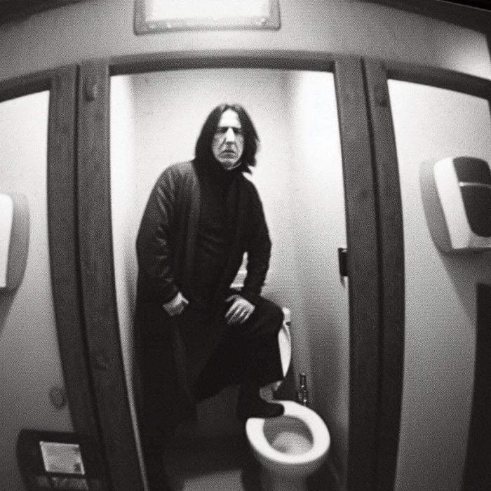 Severus le roi du WC