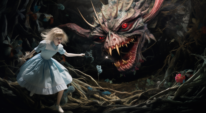 alice and the jabberwocky