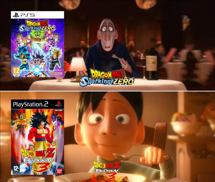 Ratatouille, Dragon Ball Z Budokai 3, Dragon Ball Sparking! Zero