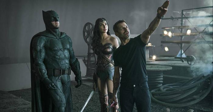 Zack Snyder sur le tournage de Justice League