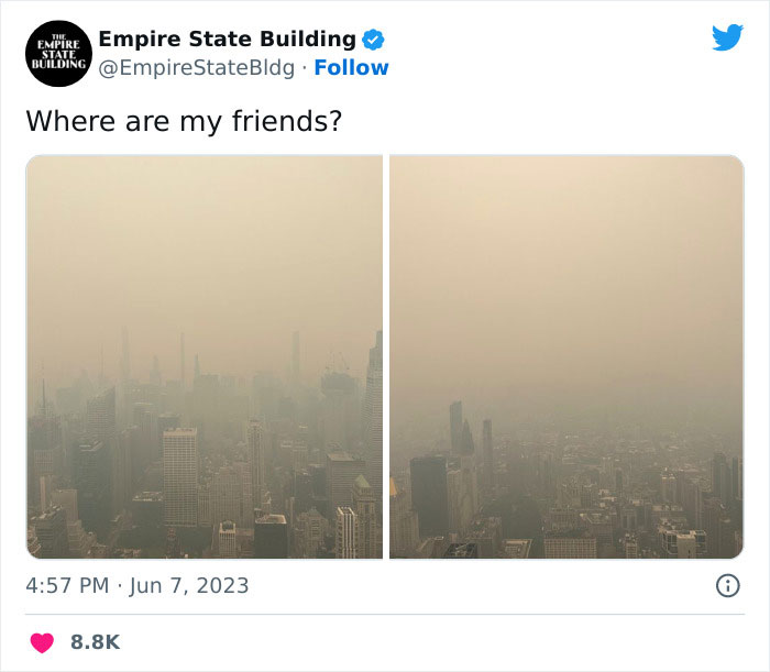 NYC dans le brouillard