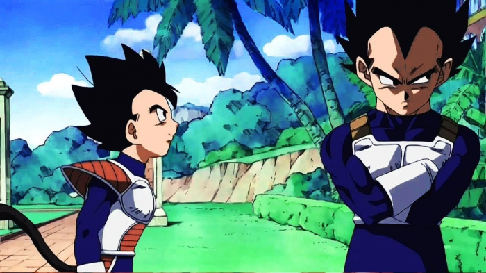 dragon ball tarble and vegeta