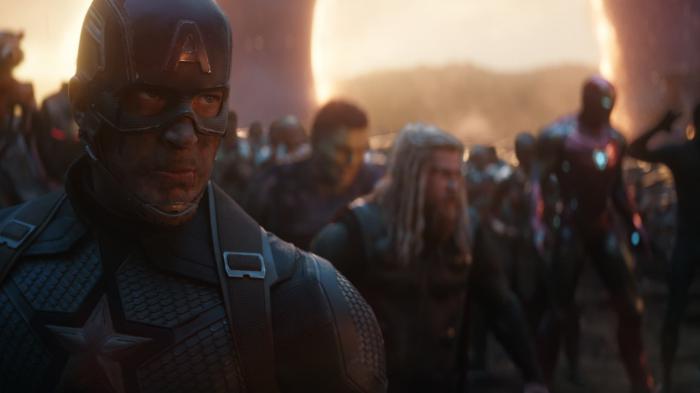 Captain America et les Avengers dans Avengers Endgame
