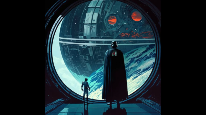 Star Wars imaginé comme un anime des années 80