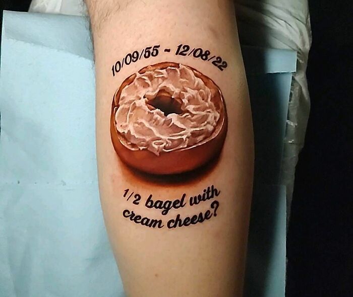 tatouage de bagel