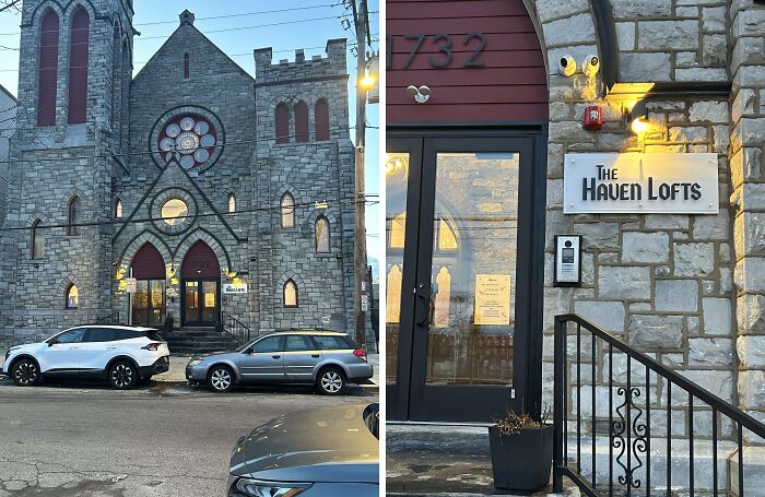 Des appartements dans une église à Philadelphia aux Etats-Unis