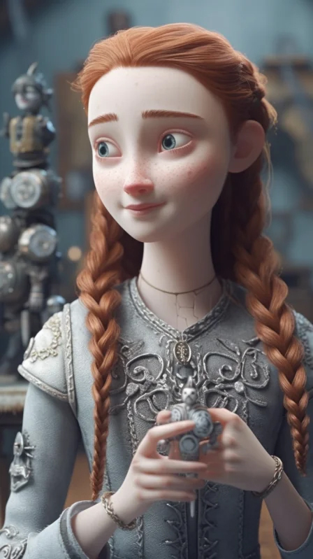 Sansa en version Pixar