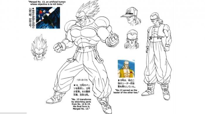 akira toriyama android 13 concept art