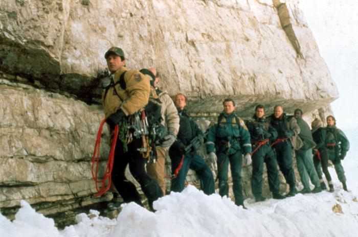 Sylvester Stallone dans Cliffhanger : Traque au sommet