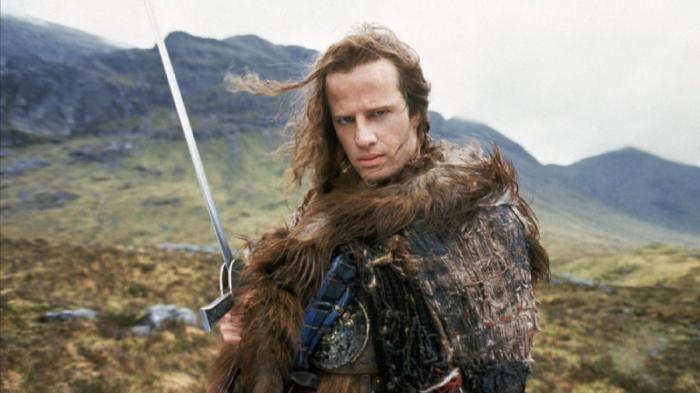 Connor MacLeod dans Highlander.