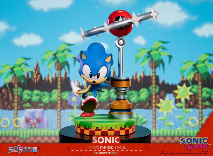 Figurine de Sonic  en train de courir
