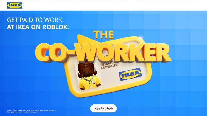 ikea the co worker jeu roblox