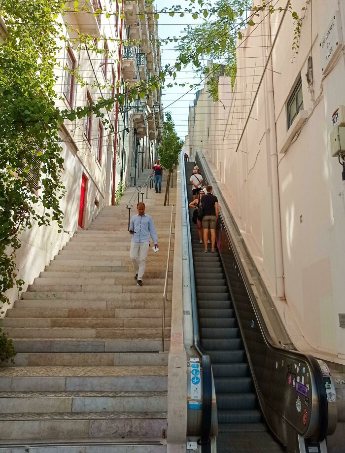 escalator de ville