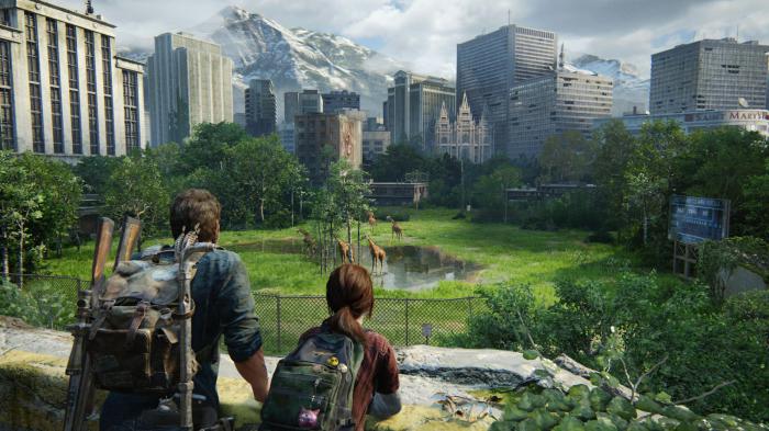 Ellie et Joel du jeu vidéo The Last of Us de Naughty Dog