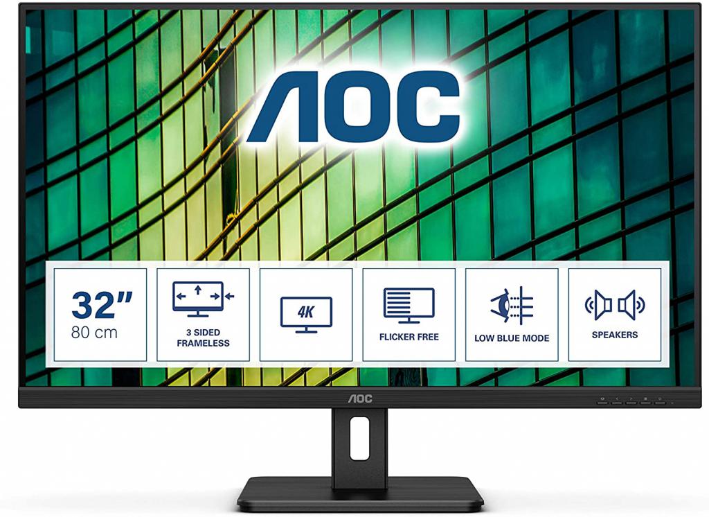 Cet écran PC 2K 32 pouces de chez AOC profite d'une réduction grâce à un  code promo