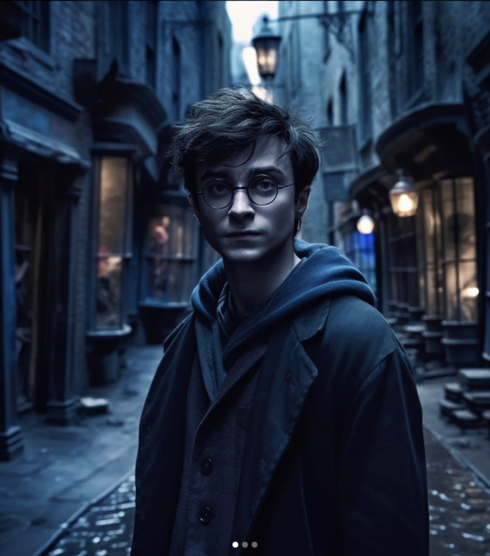 Harry Potter IA Burton style