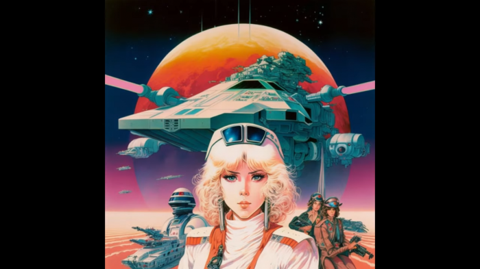 Star Wars imaginé comme un anime des années 80