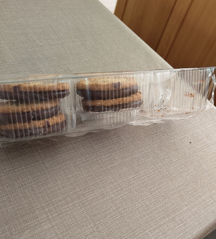 moins de cookies dans le paquet
