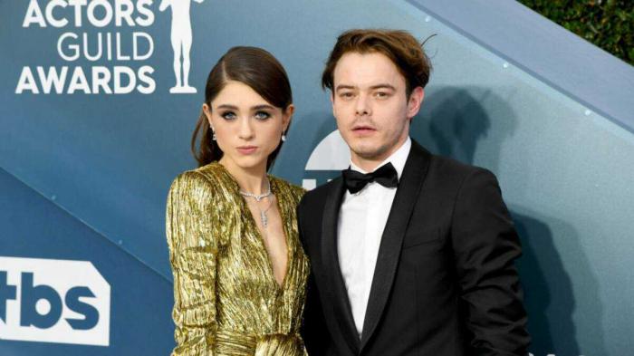 Natalia Dyer et Charlie Heaton