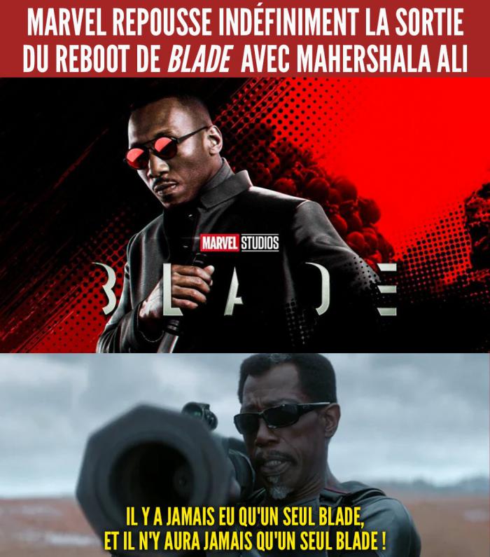 Blade (Mahershala Ali et Wesley Snipes) Marvel