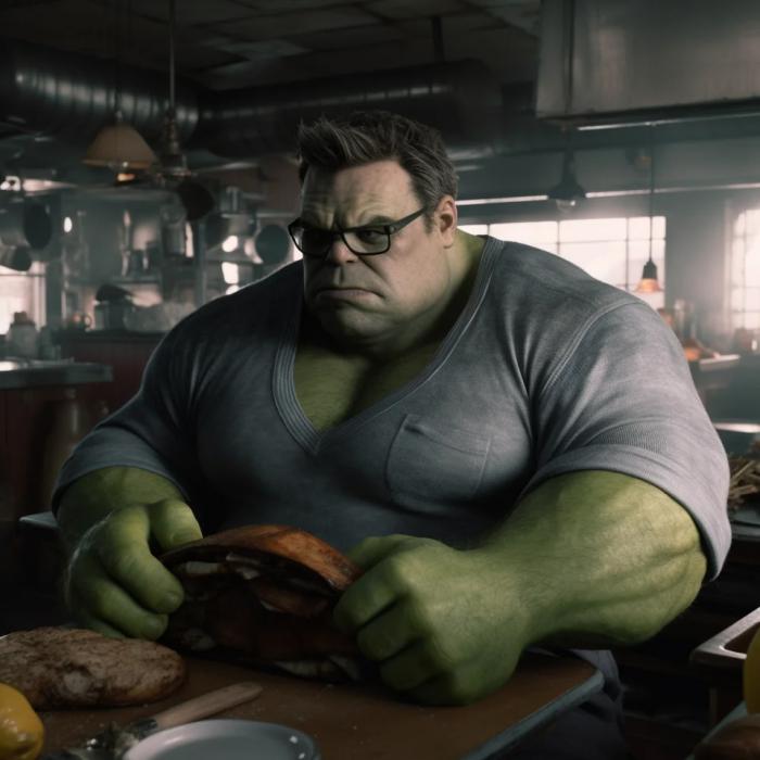 Hulk en version obèse