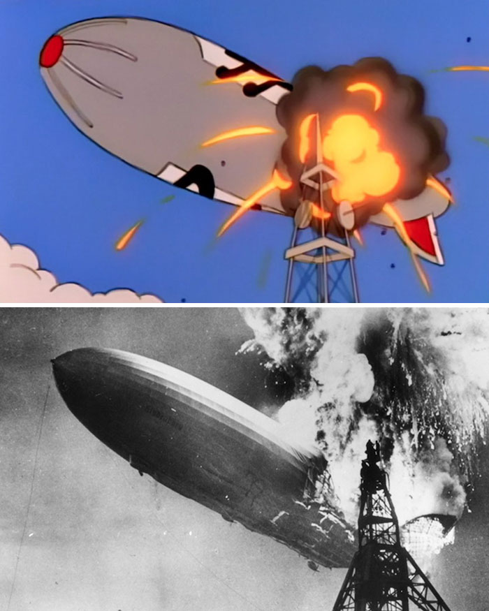 Les Simpsons Hindenburg