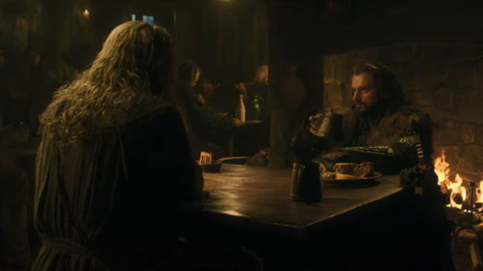 lotr the hobbit movies cut scene Gandalf Meets Thorin in Bree