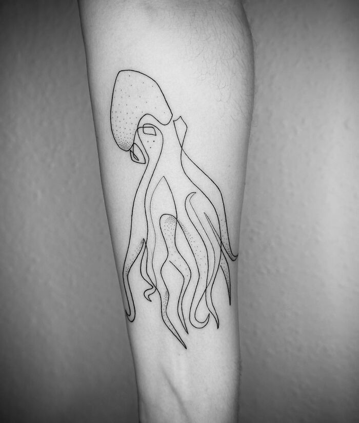 tatouage poulpe