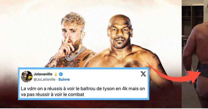 Cette bourde de Netflix lors du combat entr Mike Tyson et Jake Paul rend fous les twittos