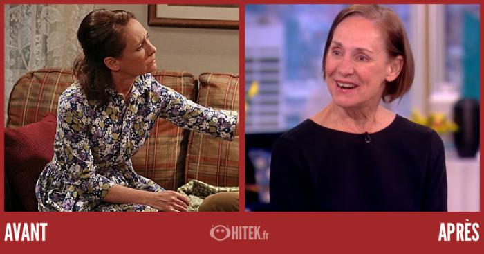 avant après the big bang theory 2023 laurie metcalf