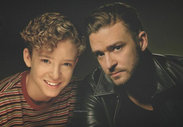 photomontage de Justin Timberlake