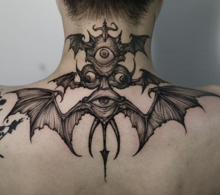 démon tatouage