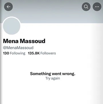 Compte Twitter de Mena Massoud supprimé