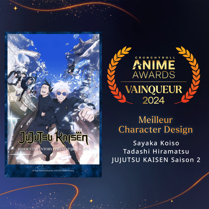 crunchyroll anime awards 2024 meilleure chara design