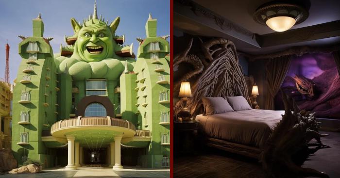 Ces hôtels Shrek et Dark Crystal seraient parfaits à Las Vegas