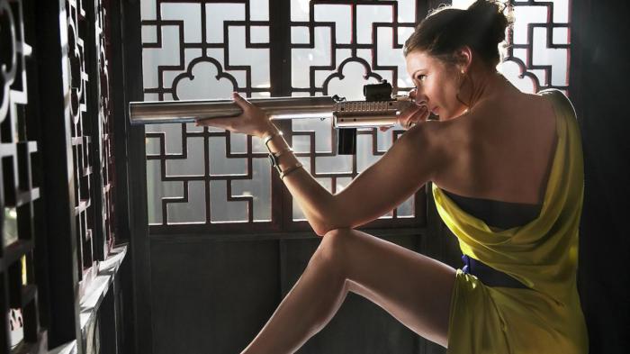 Rebecca Ferguson dans Rogue Nation