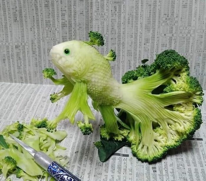broccoli fish 