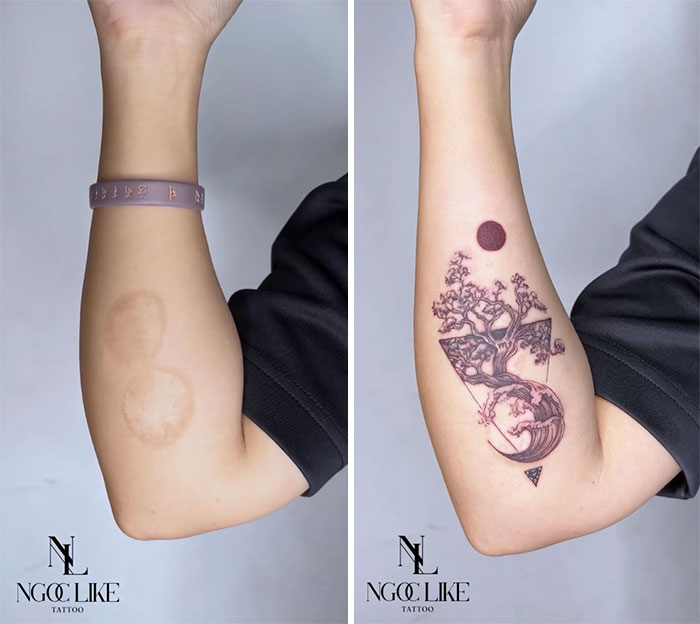 tatouage sur un avant bras