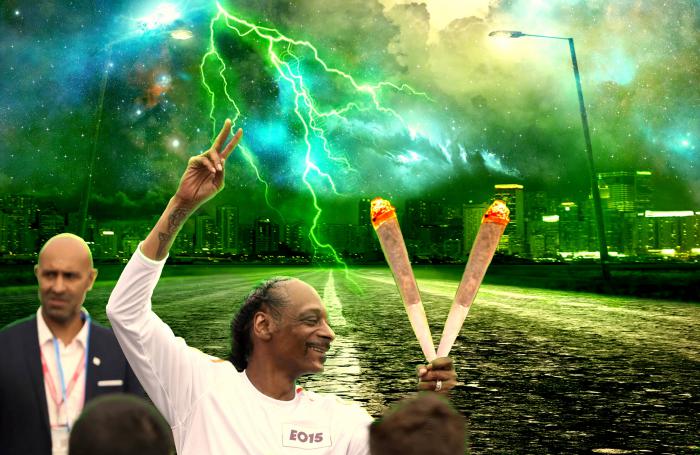 photoshop battle snoop dogg flamme olympique 7