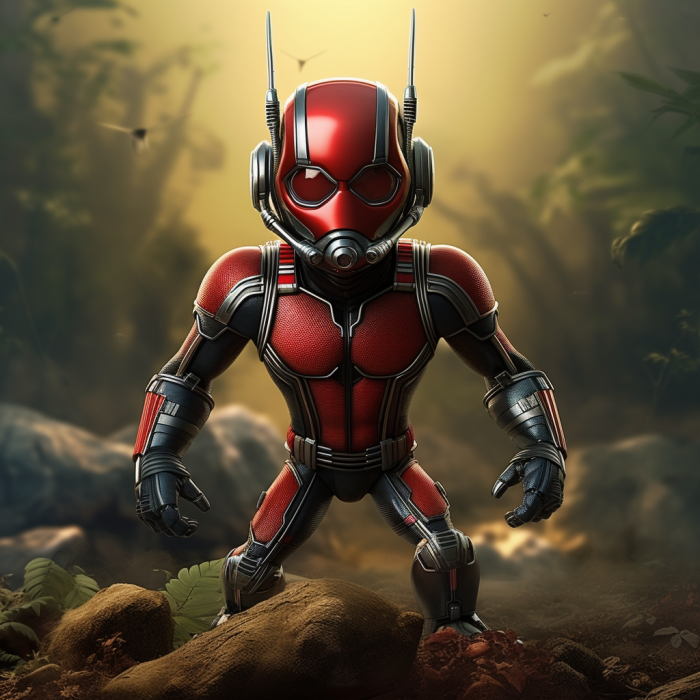 midjourney super héros marvel version disney ant man