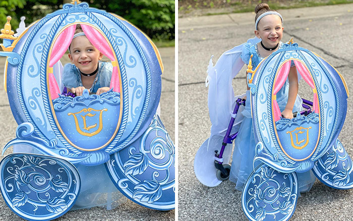 costume halloween handicap cendrillon