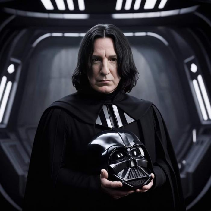 Alan Rickman en Dark Vador